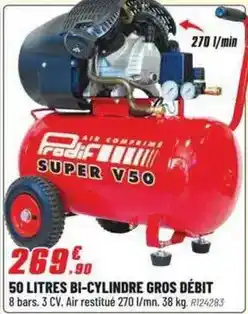 Brico Pro Bi-cylindre gros débit offre