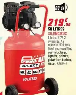 Brico Pro Db - 50 litres silencieux offre