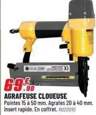 Brico Pro Agrafeuse cloudeuse offre