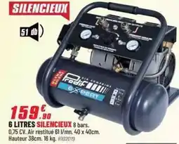 Brico Pro Db - 6 litres silencieux 8 bars offre