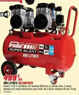 Brico Pro Db - 100 litres silencieux offre