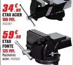 Brico Pro Etau acier 100 mm offre