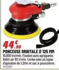 Brico Pro Ponceuse orbitale 125 mm offre