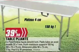 Brico Pro Table pliante offre