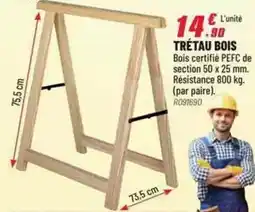 Brico Pro Trétau bois offre