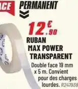 Brico Pro Ruban max power transparent offre
