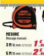 Brico Pro Fischer - blocage manuel. 3 m 16 mm r275592 offre