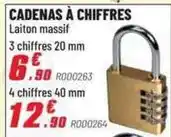 Brico Pro Cadenas a chiffres offre