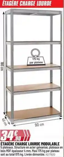 Brico Pro Total - étagère charge lourde modulable offre