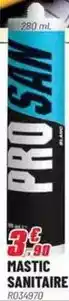 Brico Pro Mastic sanitaire offre