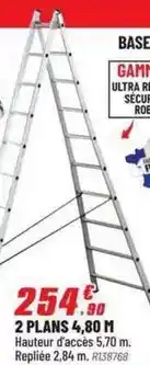 Brico Pro 2 plans offre