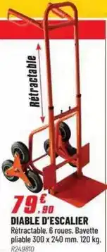 Brico Pro Diable d'escalier offre
