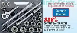 Brico Pro Coffret 3/4 17 pièces offre