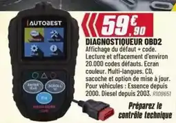 Brico Pro Autobest - diagnostiqueur obd2 offre