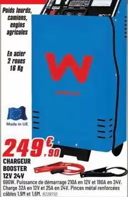 Brico Pro Chargeur booster 12v 24v offre