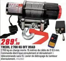 Brico Pro Treuil 2700 kg off road offre