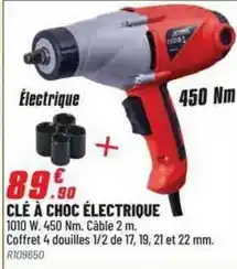 Brico Pro Clé à choc électrique offre