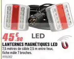 Brico Pro Lanternes magnétiques led offre