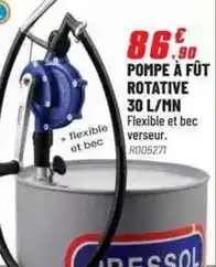 Brico Pro Pompe a fut rotative 30 l/mn offre
