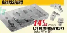 Brico Pro Lot de 85 graisseurs offre