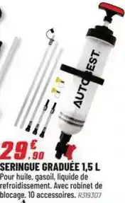 Brico Pro Seringue graduée 1,5 l offre