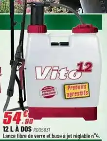 Brico Pro Lance fibre de verre et buse a jet réglable offre