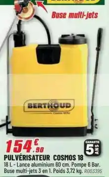 Brico Pro Pulvérisateur cosmos 18 offre