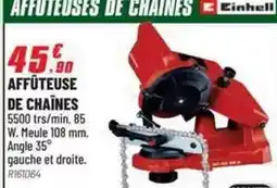 Brico Pro Einhell - affûteuse de chaînes offre