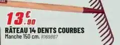 Brico Pro Râteau 14 dents courbes offre