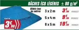 Brico Pro Tous - bâches éco légères offre