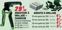 Brico Pro Agrafeuse à grillage chargeur offre