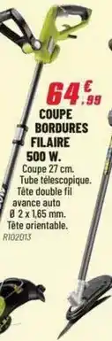 Brico Pro Coupe bordures filaire 500 w offre