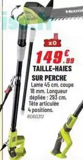 Brico Pro Taille-haies sur perche offre
