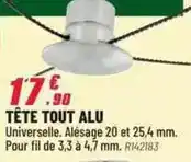 Brico Pro Tête tout alu offre
