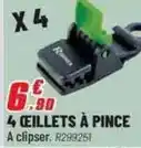 Brico Pro 4 ceillets a pince offre