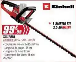 Brico Pro Einhell - taille-haie offre