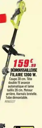 Brico Pro Débroussailleuse filaire 1200 w offre