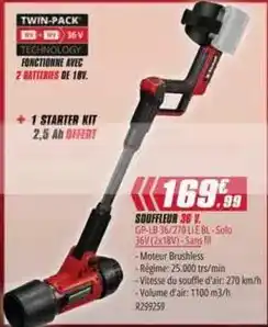 Brico Pro Souffleub 36 v offre