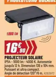 Brico Pro Projecteur solaire offre