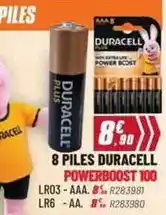 Brico Pro Duracell - 8 piles offre
