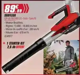 Brico Pro Souffleur offre