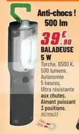 Brico Pro Baladeuse 5 w offre
