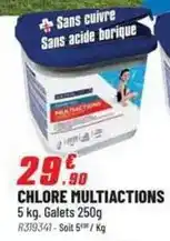 Brico Pro Chlore multiactions offre