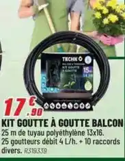 Brico Pro Kit goutte a goutte balcon offre