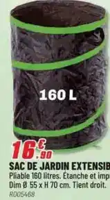 Brico Pro Dim - sac de jardin extensible offre