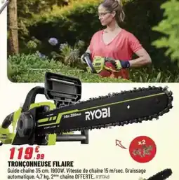 Brico Pro Ryobi - tronçonneuse filaire offre