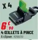 Brico Pro 4 oeillets à pince offre