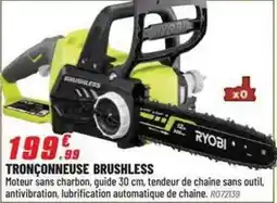 Brico Pro Ryobi - tronçonneuse brushless offre