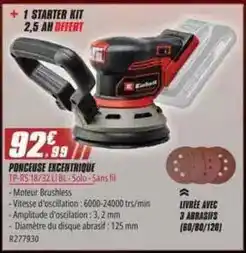 Brico Pro Ponceuse excé enrique offre