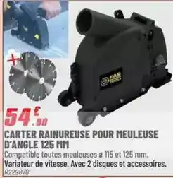 Brico Pro Fa - carter rainureuse pour meuleuse d'angle 125 mm offre